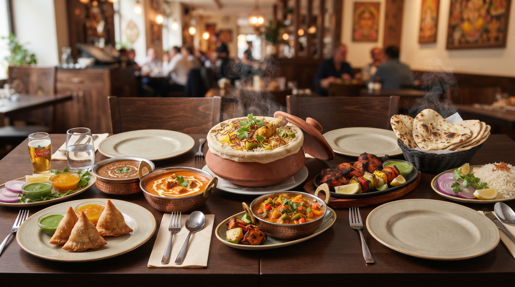 Authentic Indian dishes served at a Berlin restaurant